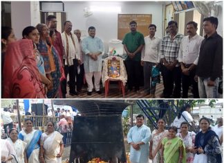 महापरिनिर्वाण दिनानिमित्त महामानव डॉ. बाबासाहेब आंबेडकर यांना कृषि उत्पन्न बाजार समिती कामठीचे अभिवादन